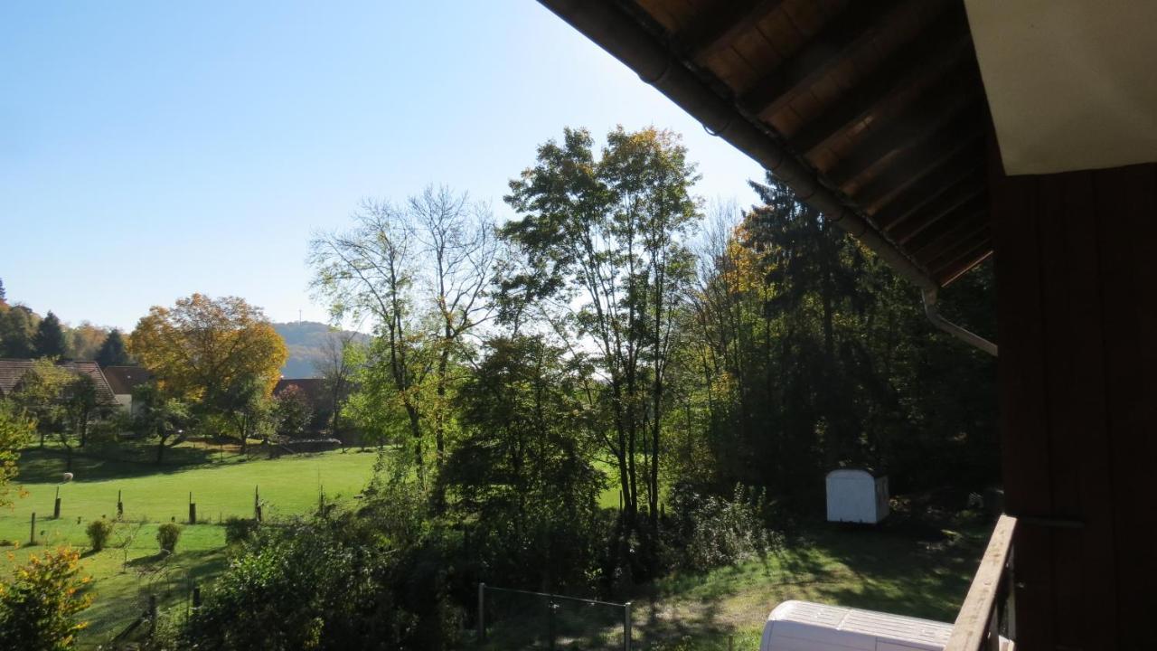 Fewo Mit Balkon Direkt Am Wald Und Wanderweg Ruhe Pur 2 Og 바트사흐사 외부 사진